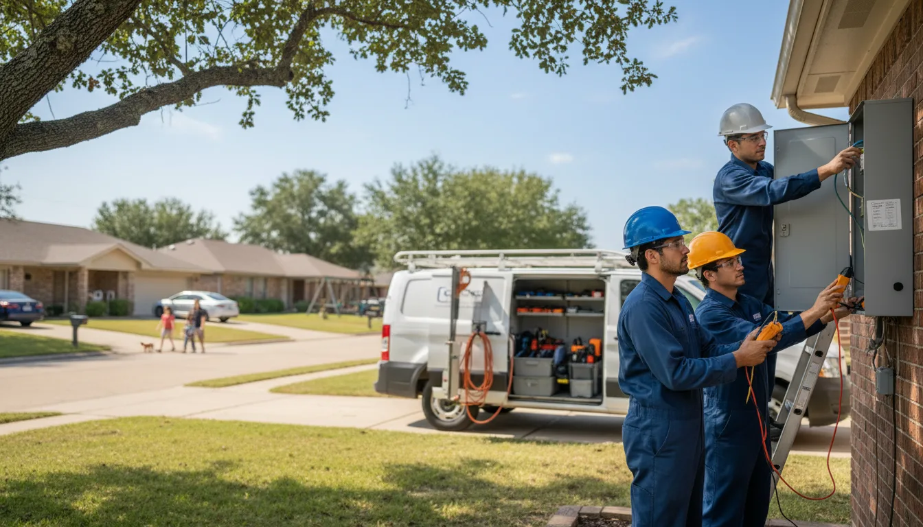 Certified electrician providing emergency electrical services in Middletown, IN
